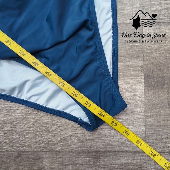 Cupshe Sandy Daze Shirred One Piece Swimsuit Size L - Picture 6 of 7